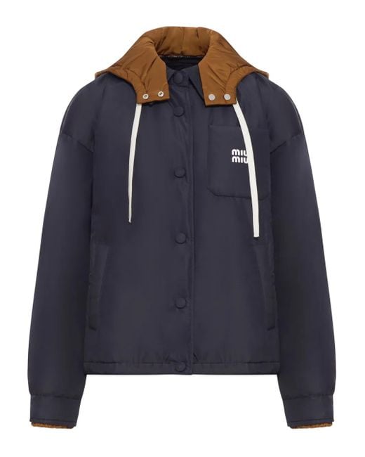 Miu Miu Jack Met Capuchon in het Blue