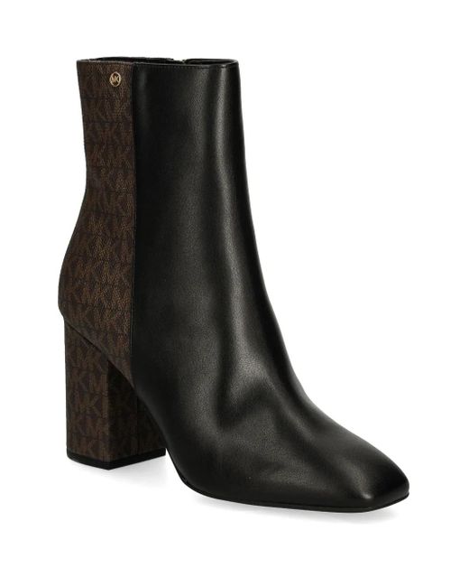 MICHAEL Michael Kors Black Perla Ankle Boots