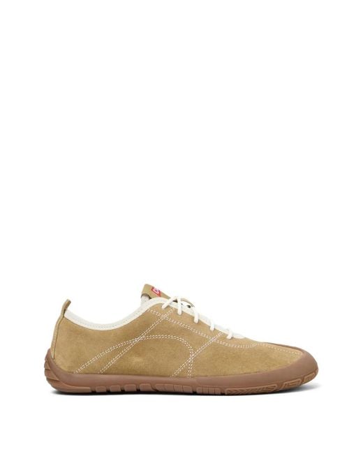Camper White Peu Path+ Leather Sneakers