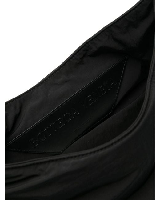 Bottega Veneta Black Intrecciato-trim Padded Shoulder Bag for men
