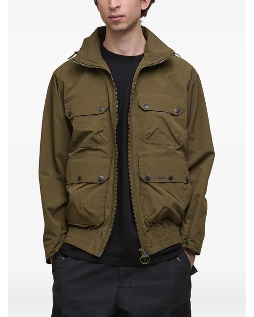 Barbour Green Flight Bedale Hooded Jacket for men