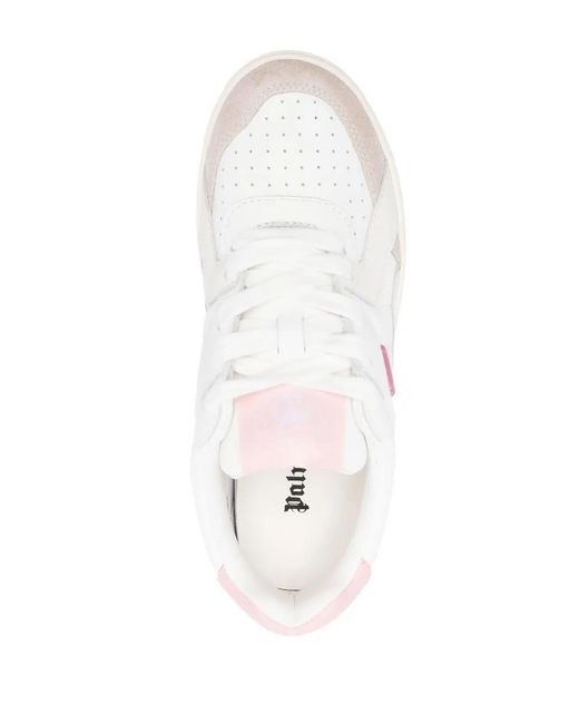 Palm Angels Palm University Sneakers White/pink