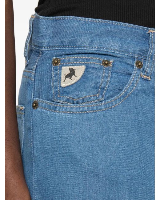 Vaqueros Marlene Con Parche Del Logo Lois de color Blue