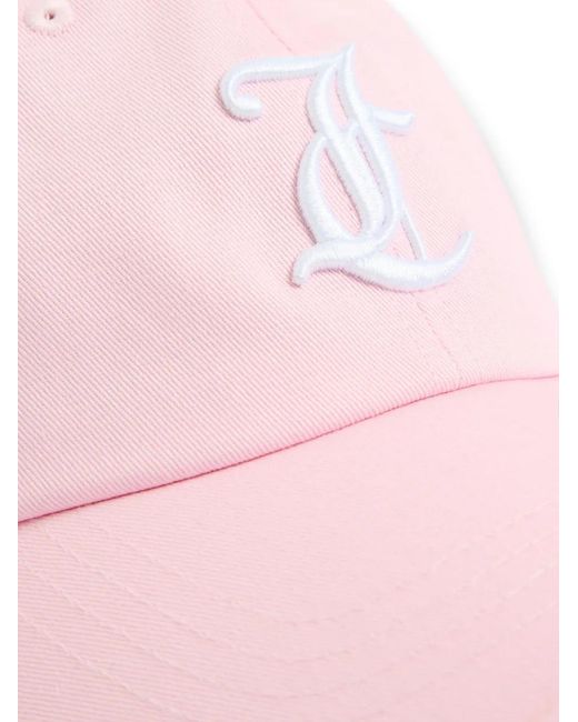 Juicy Couture Pink Embroidered-Logo Cap