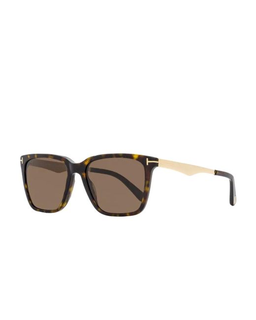 Tom Ford Black Garrett Tortoiseshell Sunglasses
