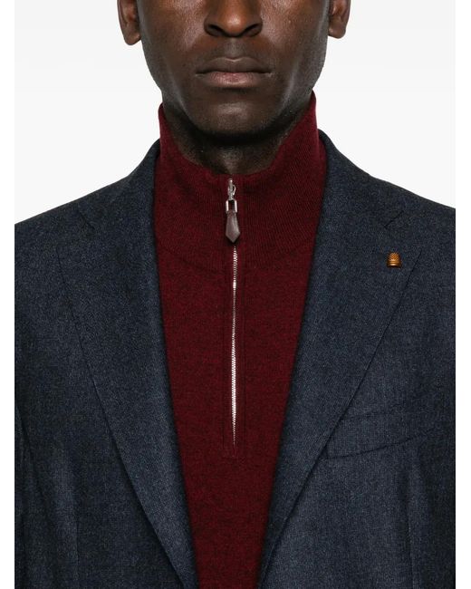 Latorre Blue Single-Breasted Blazer for men