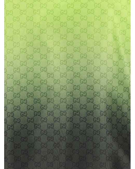 Gucci Hooded Gg-Pattern Jacket in Green for Men | Lyst UK