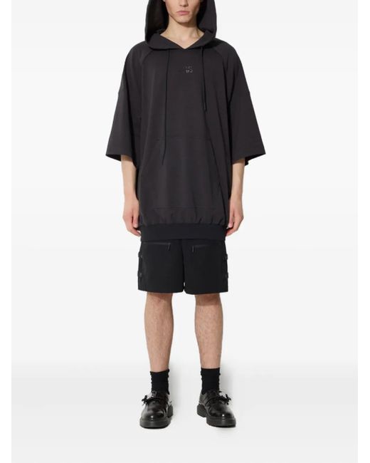 A.A.Spectrum光谱 Black Half-Sleeve Hoodie for men