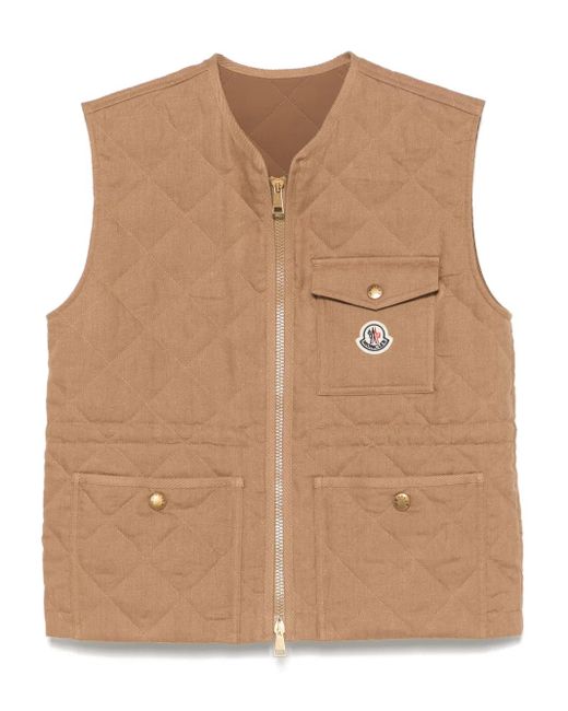 Chaleco Vigny Moncler de color Brown