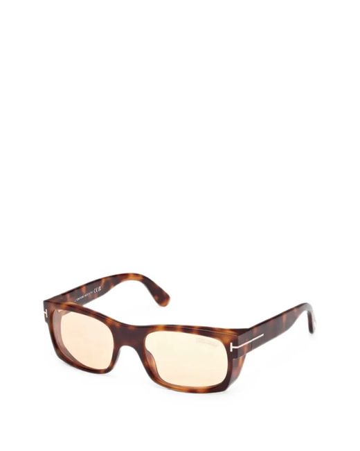 Tom Ford Natural Juan Rectangle-Frame Sunglasses for men