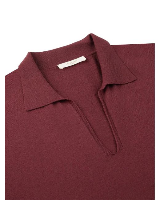 Zanone Collared Long-Sleeve Top