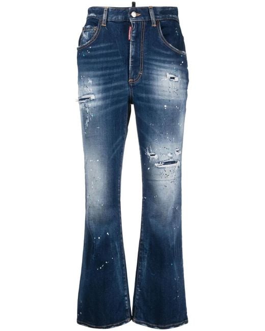 DSquared² Flared Jeans in het Blue