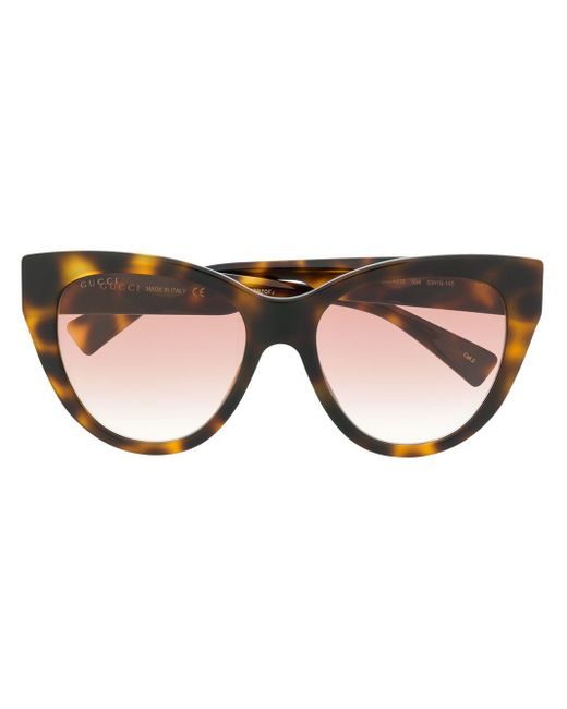 Gucci Brown Cat-Eye-Sonnenbrille