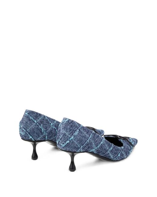 Jimmy Choo Blue Escarpins Scarlett 50