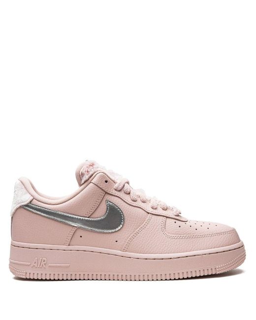 pink leather air force 1