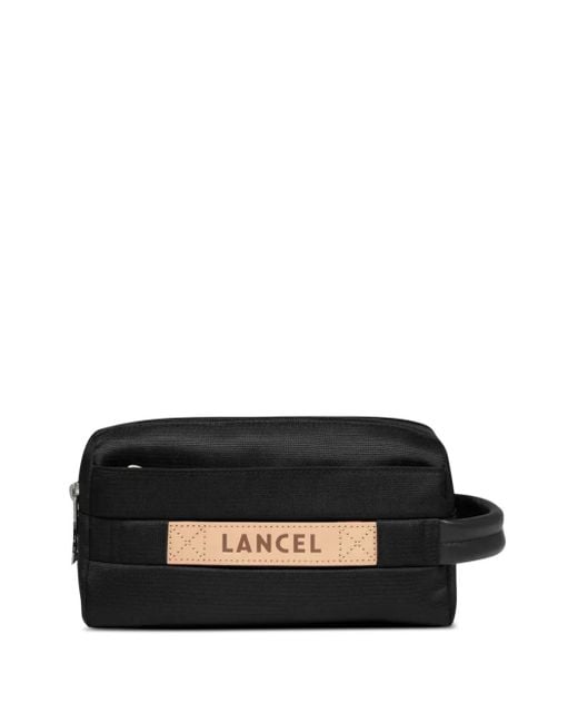 Lancel Black Kulturbeutel mit Reißverschluss