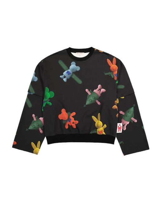 Walter Van Beirendonck Toyterror Sweat Super Os Sweater in het Black voor heren