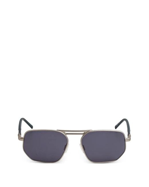 Tag Heuer Blue Octagon Metal Sunglasses