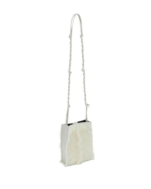 Jil Sander White Petit Sac À Bandoulière Tangle