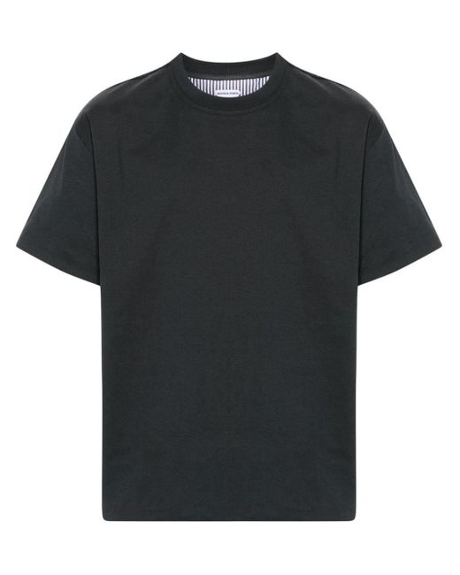 T-shirt girocollo di Bottega Veneta in Black da Uomo