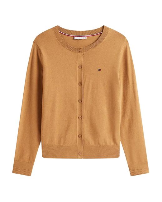 Tommy Hilfiger Natural Button-Front Cardigan