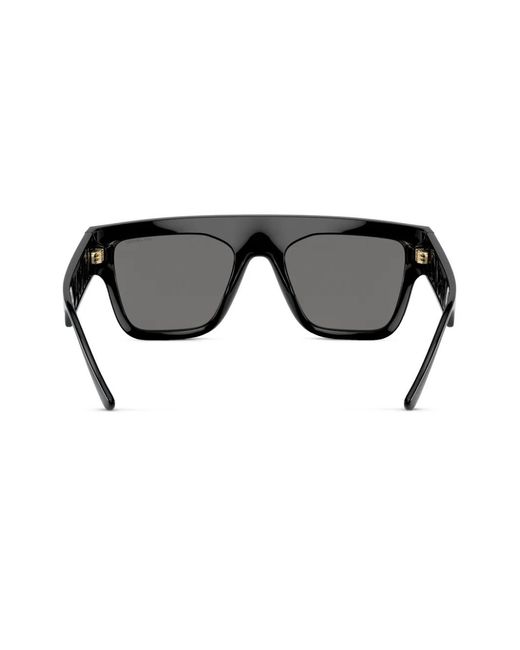 Versace Eckige Sonnenbrille Mit Logo in Black für Herren