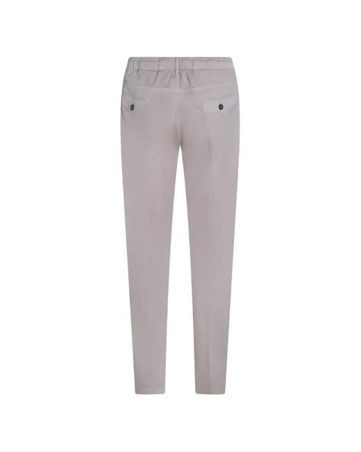 Pantalones Con Cordones Eleventy de hombre de color Gray
