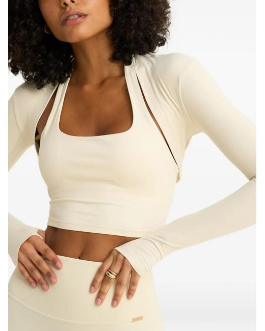 AMADAWEAR Natural Elena Bolero Top