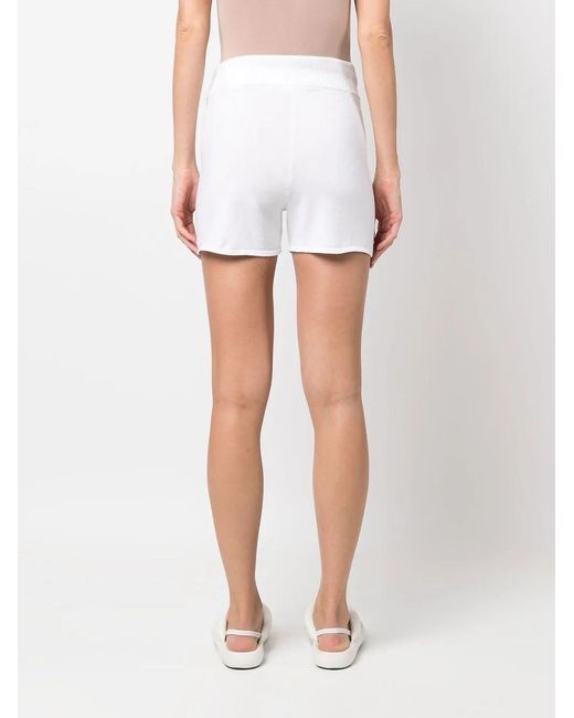 Rossignol Blue Embroidered-Logo Drawstring Shorts