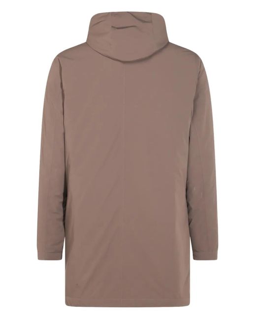 Herno Brown Hooded Parka for men
