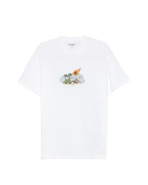Carhartt White Impact Graphic-Print T-Shirt for men