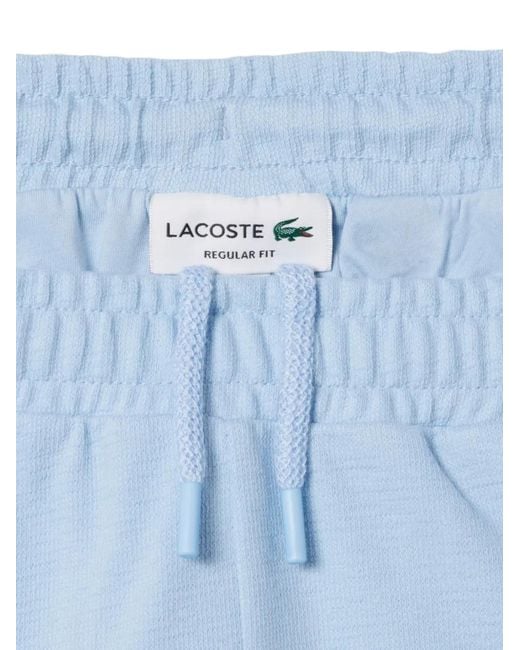 Lacoste Blue Embossed Logo Shorts for men