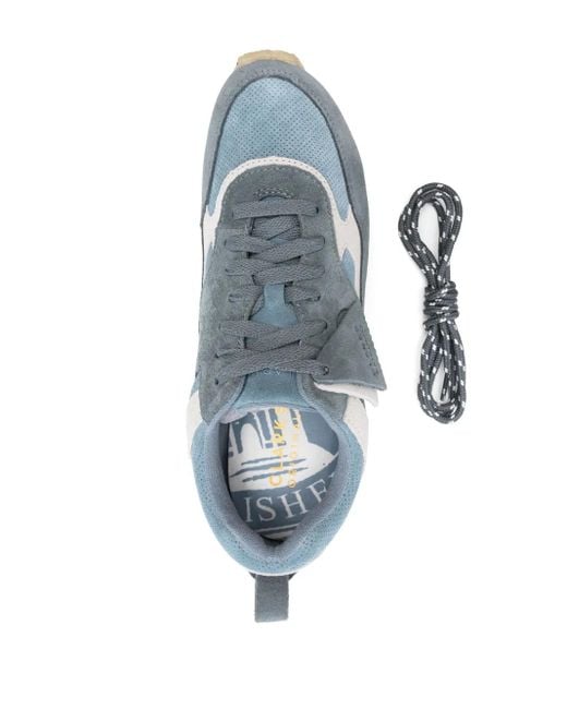 Clarks Blue Lockhill Lace-Up Sneakers for men