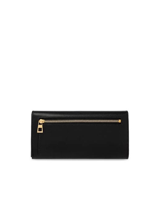 Loewe Black Logo-Plaque Leather Wallet