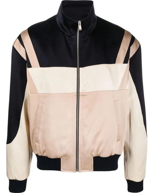 Saint Laurent Multicolor Paneled Track Jacket for men