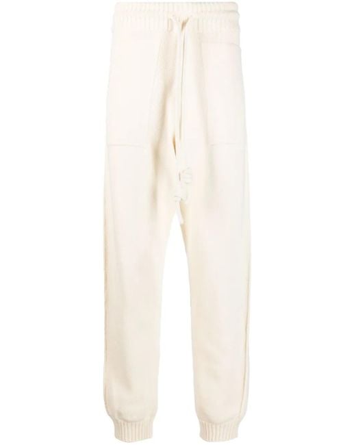 メンズ Off-White c/o Virgil Abloh Diagストライプ ニットトラックパンツ White