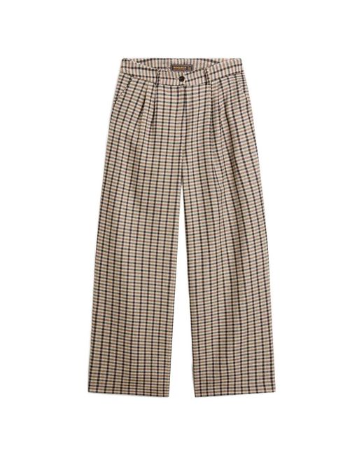Woolrich Natural Check Trousers
