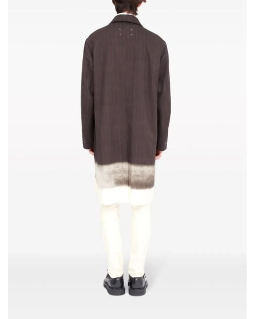 Manteau À Imprimé Trompe L'Œil Maison Margiela pour homme en coloris Purple