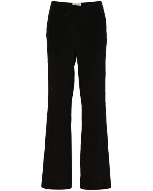 Pantalones slim Poxy Zadig & Voltaire de color Black