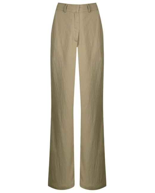 Olympiah Green Touch High-waisted Trousers