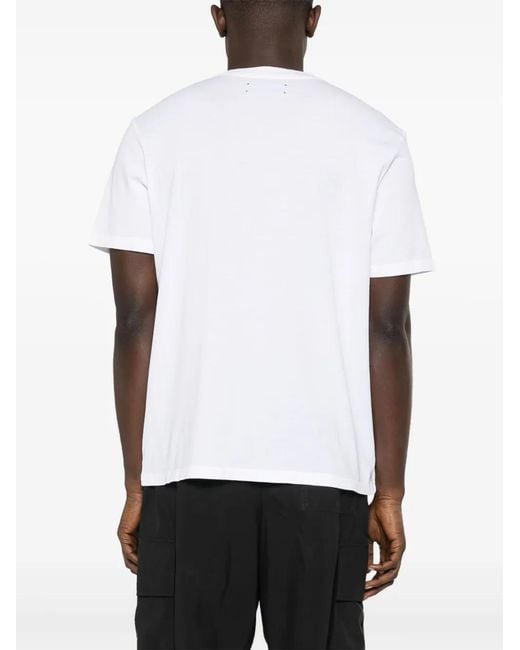 Amiri White Dragon Logo-print Cotton T-shirt for men