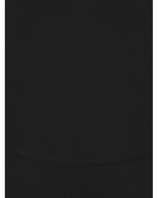 ROTATE BIRGER CHRISTENSEN Black Suitting Mini Ruffle Skirt