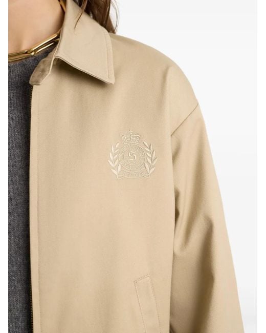 Sporty & Rich H&W Crest Jack in het Natural