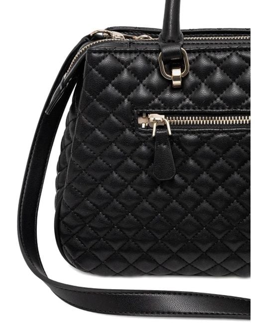 Guess Rianee Quilted Tote Bag Black