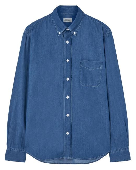Hartford Blue Pitt Shirt for men