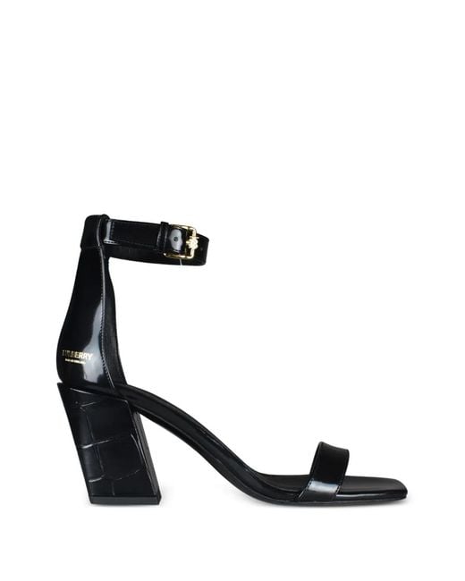 Burberry Black Sandalen