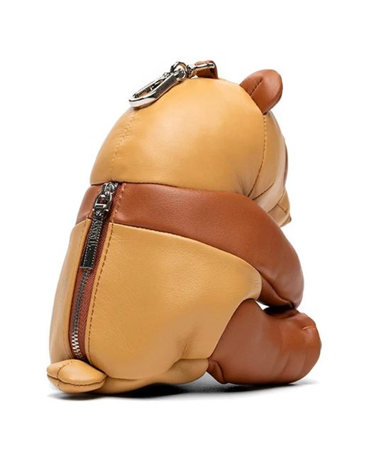 Maison Mihara Yasuhiro Brown Dolls Panda Leather Shoulder Bag