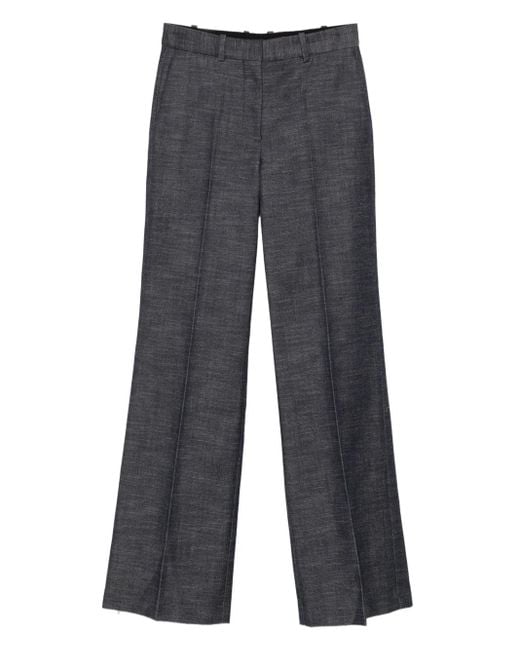 Pantalones rectos con pinzas Joseph de color Gray