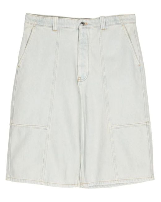 Bermudas Vaqueras Maison Kitsuné de hombre de color White
