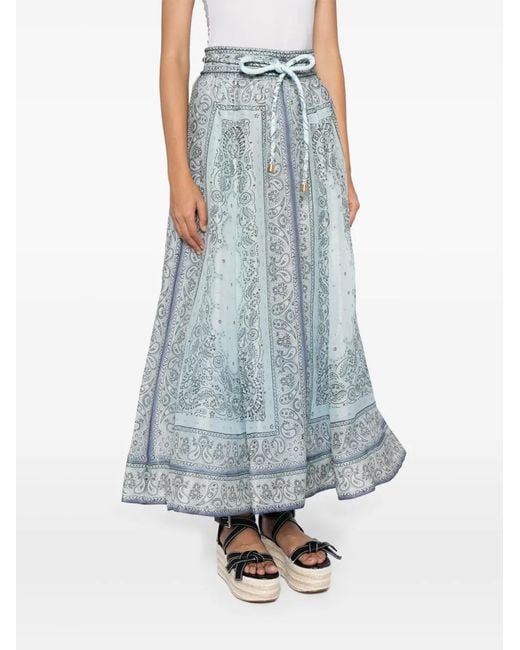 Zimmermann Blue Skirts